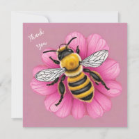 Bee de miel sur une belle fleur rose