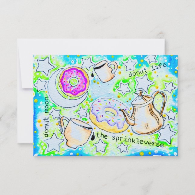 Carte De Remerciements Beignet (Devant)