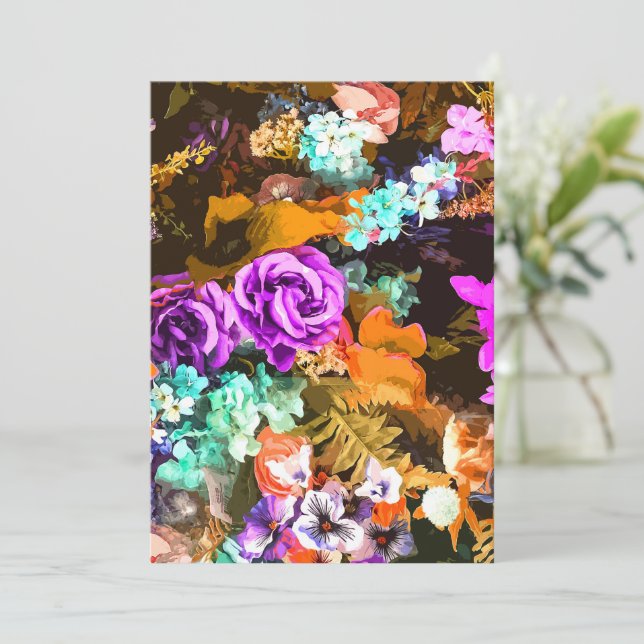 Carte De Remerciements Belle détail (Debout devant)