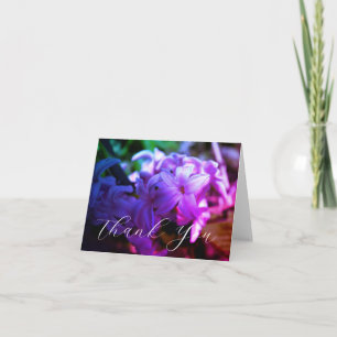 Carte De Remerciements Belle Fleur de Jacinthe (Hyacinthus)