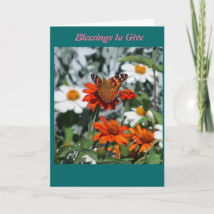 Carte De Remerciements Bénédictions à donner