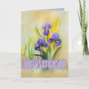 Carte De Remerciements Béni Iris