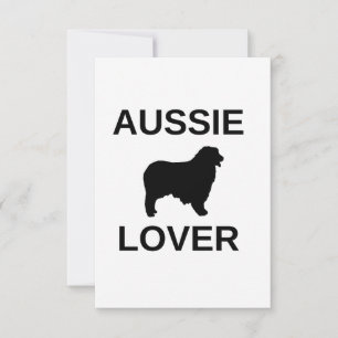 Carte De Remerciements berger australien aussie amant