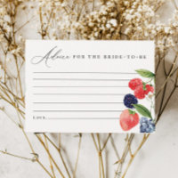 Berry Fête des mariées Conseils Card Berry Sweet