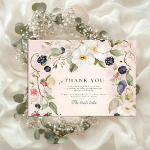Carte De Remerciements Berry in Love Douche