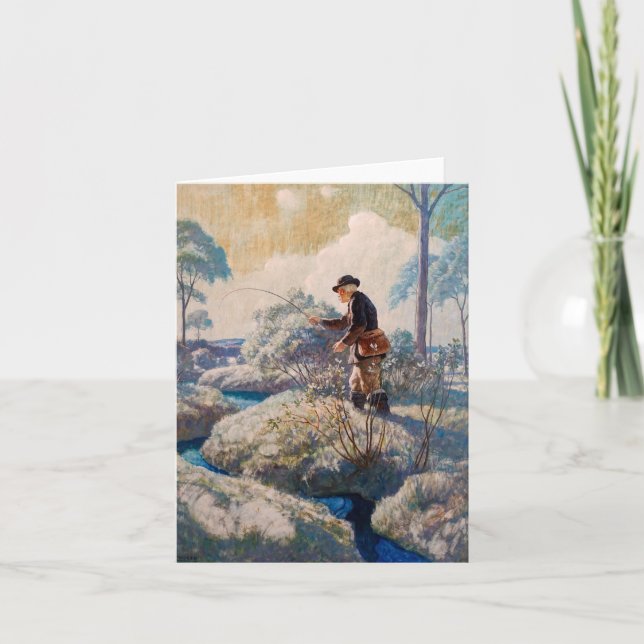 Carte De Remerciements Bert McCorrison par Newell Convers Wyeth (Devant)