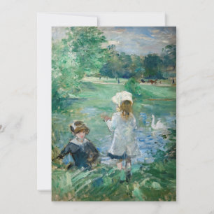 Carte De Remerciements Berthe Morisot - Au bord d'un lac