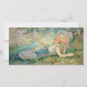 Carte De Remerciements Berthe Morisot - Bergère couchée