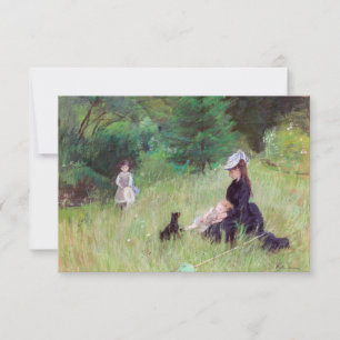 Carte De Remerciements Berthe Morisot - Dans un parc