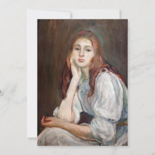 Carte De Remerciements Berthe Morisot - Julie rêvant