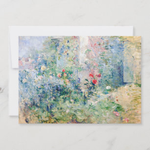 Carte De Remerciements Berthe Morisot - Le jardin à Bougival