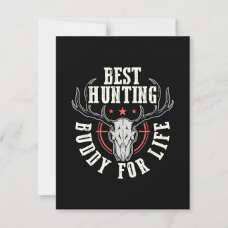 Carte De Remerciements Best Hunter Buddy For Life