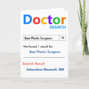 Carte De Remerciements Best Plastic Surgeon Search