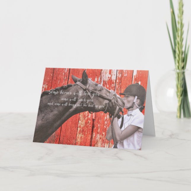 Carte De Remerciements BEST PONY Greeting Card (Devant)