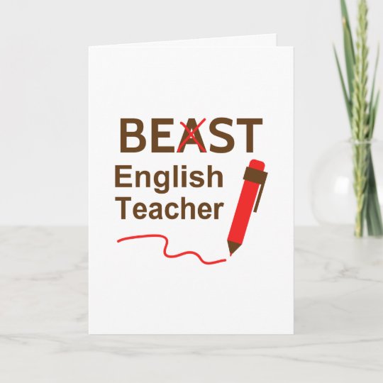 Carte De Remerciements Bete Drole Ou Meilleur Professeur D Anglais Zazzle Fr Carte De Remerciements Bete Drole Ou Meilleur Professeur D Anglais Zazzle Fr