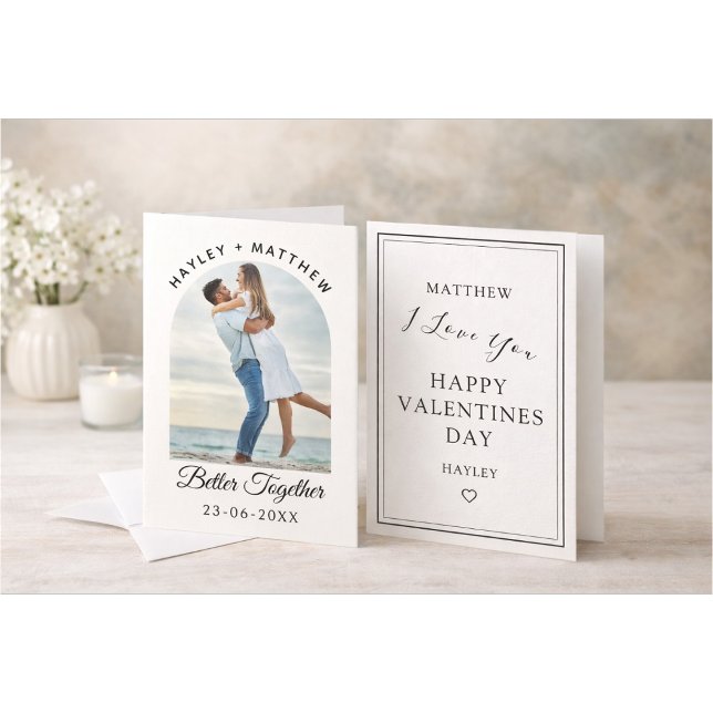 Carte De Remerciements Better Together Valentine's Day gift Photo (Créateur téléchargé)