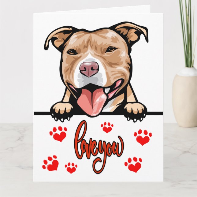 Carte De Remerciements Big Card Puppy Love (Devant)