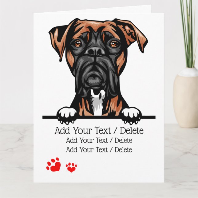 Carte De Remerciements Big Card Puppy Love (Devant)