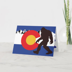 Carte De Remerciements Bigfoot Santa Claus