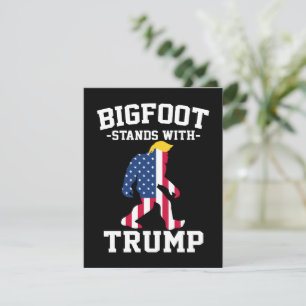Carte De Remerciements Bigfoot soutient Trump Élections 2024