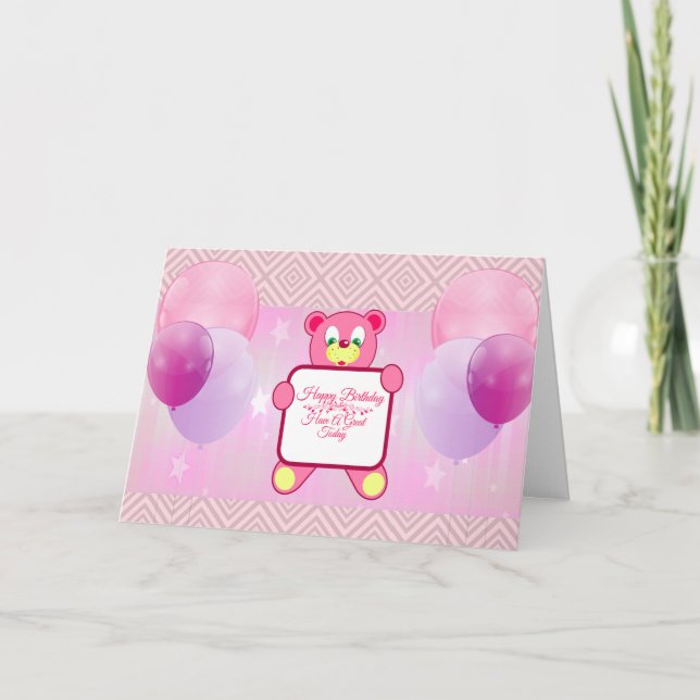 Carte De Remerciements Birthday Card (Devant)