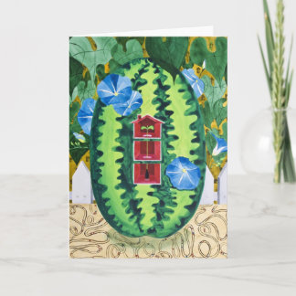 Carte De Remerciements Bleu merveilleux par Catharine Kim Woodin