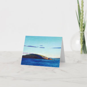 Carte De Remerciements Blubber Island, Maine par Newell Convers Wyeth