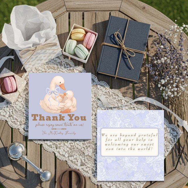 Carte De Remerciements Blue Goose Labor Delivery NICU Hospital Thank (Blue Goose Labor Delivery NICU Hospital Thank Thank You Card)