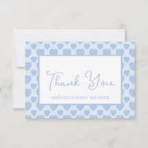 Blue Hearts Baby Shower 