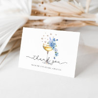 Blue Wildflower Perles & Prosecco Enterrement de V
