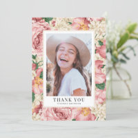 Blush vintage et Fleurs d'ivoire Diplôme photo