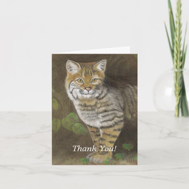Carte De Remerciements Bobcat (Devant)
