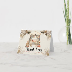 Carte De Remerciements Boho Père Noël Baby Christmas Baby shower bébé de 