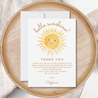 Bonjour Baby shower Sunshine