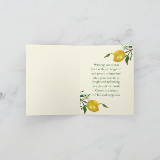 Carte De Remerciements Bonjour Sunshine