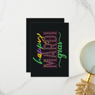 Carte De Remerciements Bonne Personnaliser Mardi Gras