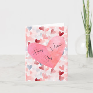Carte De Remerciements Bonne Valentines Day Heart Card