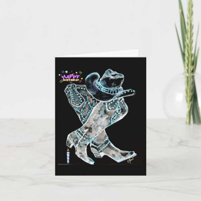 Carte De Remerciements Bottes d'anniversaire (Devant)