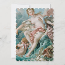Boucher : Vénus sur les Vagues Décorée Beaux-Arts