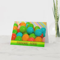 Boules de Chewing-Gum de Remerciement