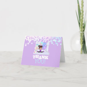 Carte De Remerciements Bounce House Jump Cinquième anniversaire