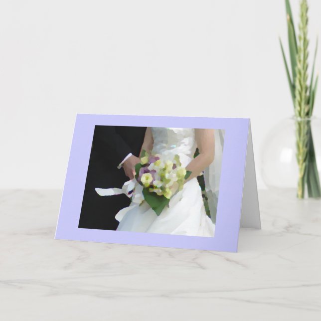 Carte De Remerciements bouquet aquarelle (Devant)