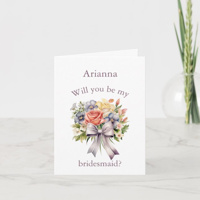 Carte De Remerciements Bouquet De Printemps Mélangé Floral Lumineux Vous  (Devant)