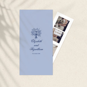 Carte De Remerciements Bouquet nuptial minimaliste Porte-dent photo