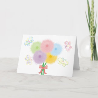 Carte De Remerciements Bouquet Spring