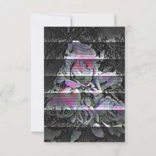 Carte De Remerciements Bouquet Techno