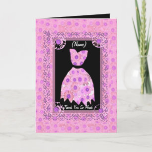 Carte De Remerciements BRIDESMAID Thank You