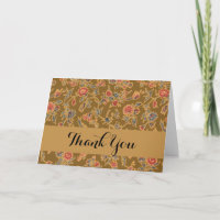 Brocard floral de chinoiserie vintage du 18e siècl