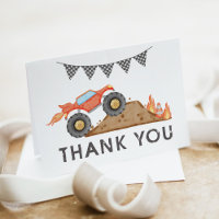BRODI Red Monster Truck fête d'anniversaire