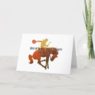 Carte De Remerciements BUCK HAPPY Greeting Card